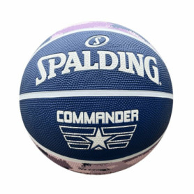 Ballon de basket Commander Solid  Spalding Solid Purple 6 Ans