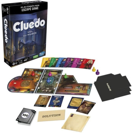 Cluedo Vol au musée - jeu d'enquete façon Escape Game - jeu de plateau c 33,99 €