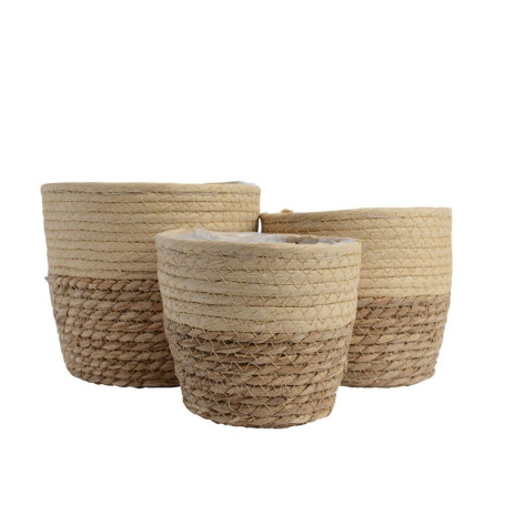 Set de basket Decoris Jute (20 x 20 x 17 cm) (3 Unités) 45,99 €