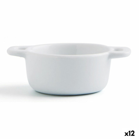 Plateau apéritif Quid Gastro Fun Céramique Blanc (10 x 7 x 4 cm) (12 Uni 38,99 €