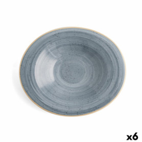 Assiette creuse Ariane Terra Céramique Bleu (Ø 29 cm) (6 Unités) 149,99 €