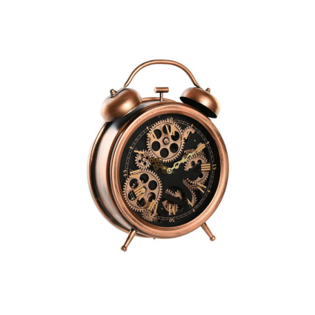 Horloge de table DKD Home Decor Verre Cuivre Aluminium Fer Vintage 85,99 €