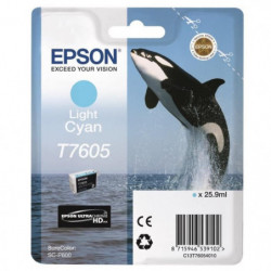 Epson Cartouche Orque T7605 Cyan clair 36,99 €