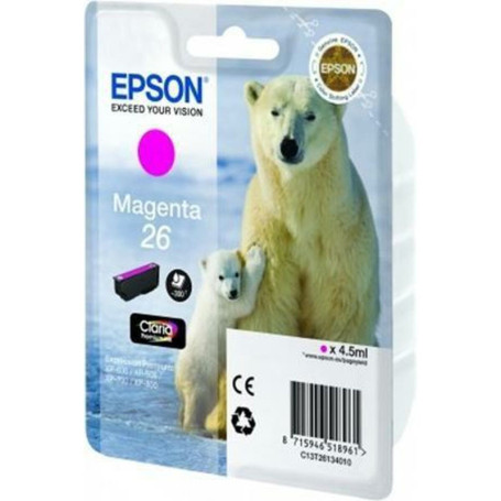 Cartouche d'encre originale Epson 26 Magenta 38,99 €