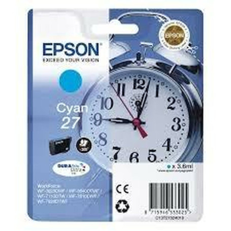 Cartouche d'encre originale Epson 27 Cyan 34,99 €