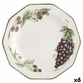 Assiette à dessert Churchill Victorian Céramique Vaisselle (Ø 20,5 cm) ( 52,99 €