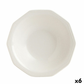 Assiette creuse Churchill Artic Céramique Blanc Vaisselle (6 Unités) (ø 54,99 €