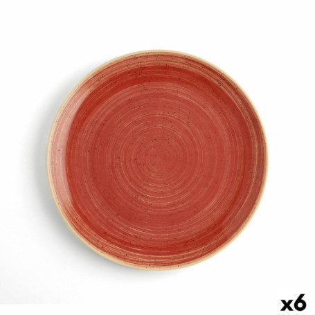 Assiette plate Ariane Terra Céramique Rouge (Ø 29 cm) (6 Unités) 129,99 €
