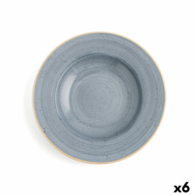 Assiette creuse Ariane Terra Céramique Bleu (Ø 26 cm) (6 Unités) 101,99 €