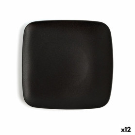 Assiette plate Ariane Antracita Carré Céramique Noir (20 cm) (12 Unités) 112,99 €