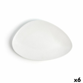 Assiette plate Ariane Antracita Triangulaire Céramique Blanc (Ø 29 cm) ( 99,99 €