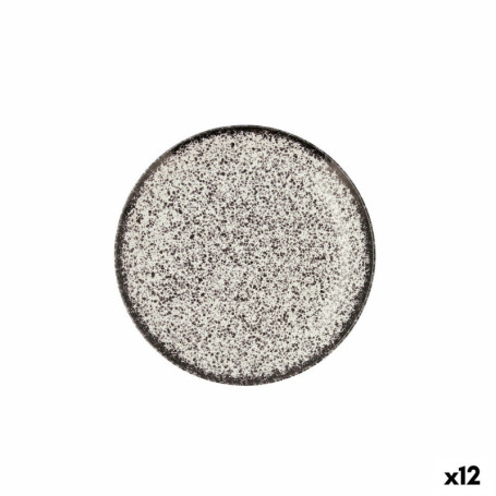 Assiette plate Ariane Rock Céramique Noir (Ø 21 cm) (12 Unités) 109,99 €