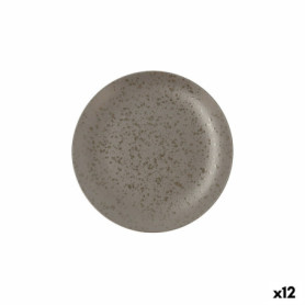 Assiette plate Ariane Oxide Céramique Gris (Ø 21 cm) (12 Unités) 108,99 €