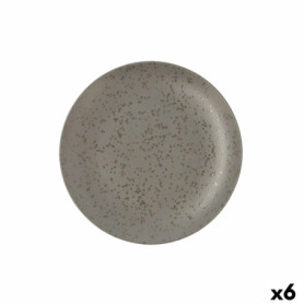 Assiette plate Ariane Oxide Céramique Gris (Ø 24 cm) (6 Unités) 72,99 €
