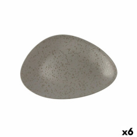 Assiette plate Ariane Oxide Triangulaire Céramique Gris (Ø 29 cm) (6 Uni 99,99 €