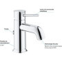 GROHE Mitigeur monocommande Lavabo Taille S Start Classic Chromé 2378200 89,99 €