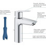 GROHE - Mitigeur monocommande Lavabo - Taille M 99,99 €