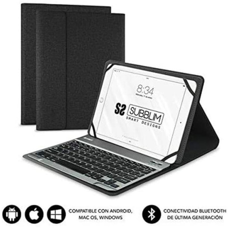 Housse pour Tablette et Clavier Subblim SUBKT2BT0001 Bluetooth Noir 10,1 66,99 €