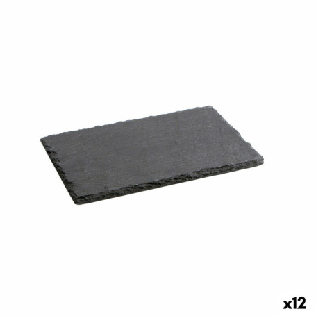 Plateau en Céramique Effet Ardoise Quid Gastro Fresh Noir (40 x 30 cm) ( 208,99 €