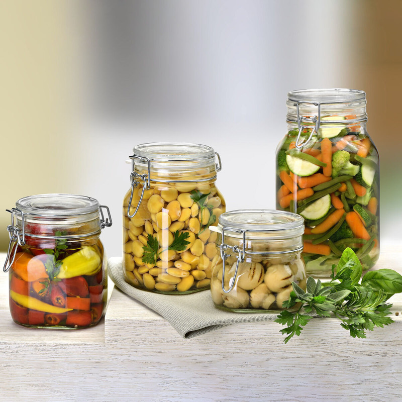 Image secondaire de Récipient de Conservation des Aliments Bormioli Rocco Fido Transparent verre (500 ml) (6 Unités)