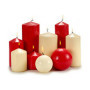 Bougie Rouge Cire (7,5 x 7,5 x 7,5 cm) (4 Unités) 23,99 €
