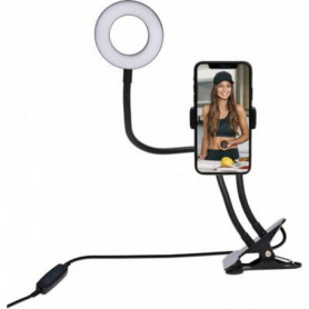 Anneau Lumineux Selfie avec Clip de Support Big Ben Interactive VLOGKITP