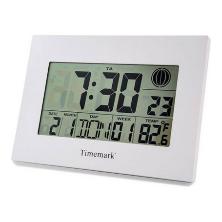 Horloge Murale avec Thermomètre Timemark Blanc (24 x 17 x 2 cm) 31,99 €