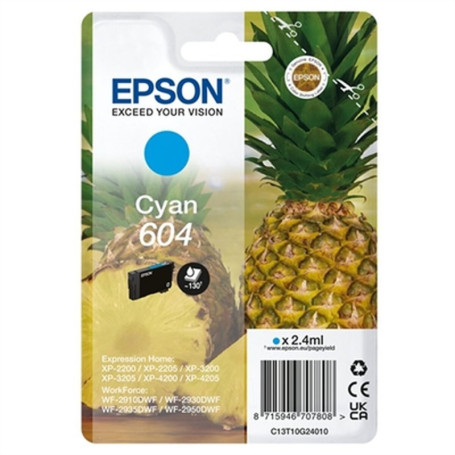 Cartouche d'encre originale Epson 604 Cyan 23,99 €