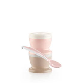 THERMOBABY 2 PETITS POTS POUR NOURRITURE ROSE
