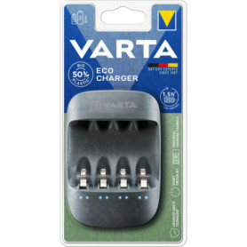 Chargeur de batteries Varta Eco Charger 4 Batteries AA/AAA