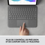 Clavier Folio Touch - LOGITECH - 1re. 2e. 3e et 4e générations -Gris 159,99 €