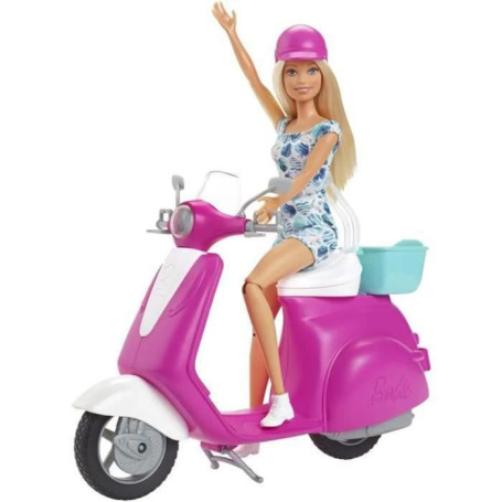 Barbie - Barbie Et Son Scooter - Poupée - 3 Ans Et + 50,99 €