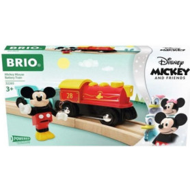 DISNEY Brio Train a pile Mickey Mouse - Train sans pile pour circuit de 40,99 €