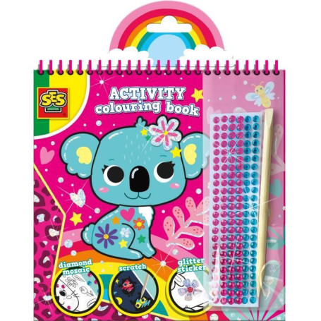 Cahier d'activités de coloriage avec des diamants 3 en 1 19,99 €