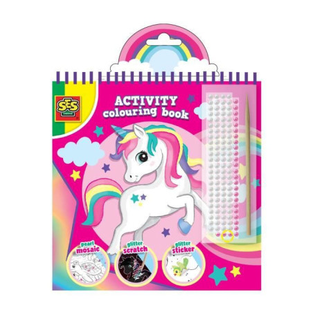 Cahier d'activités de coloriage a paillettes 3 en 1 20,99 €