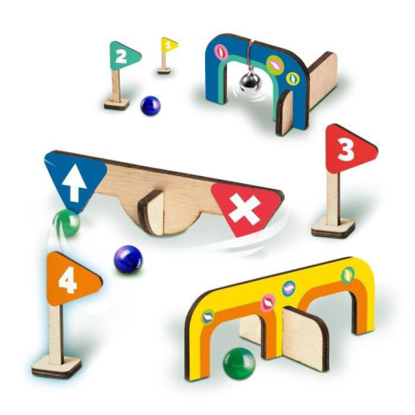 Golf de billes - Parcours minigolf en bois 20,99 €