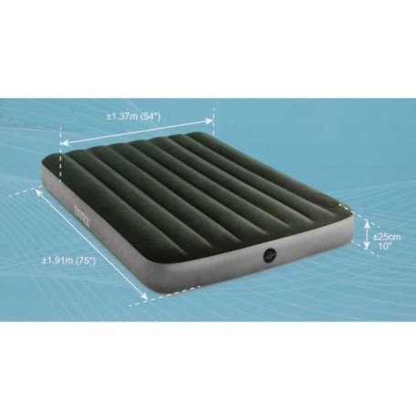 INTEX Matelas Downy FT 64762 2 pl Gonfleur Pied 58,99 €