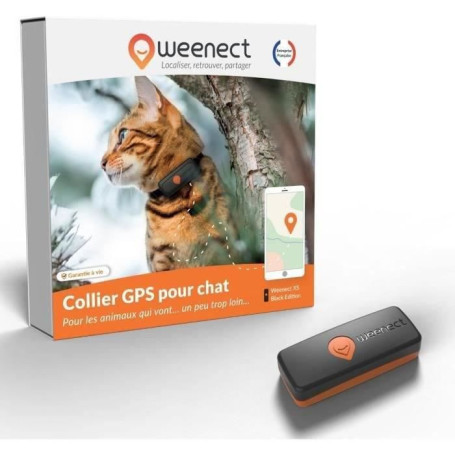 Traceur GPS pour Chat - Weenect XS (Black Edition 2023) 63,99 €