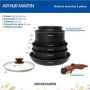 Batterie de cuisine 8 pieces ARTHUR MARTIN - Aluminium - Poignée Bois - 98,99 €