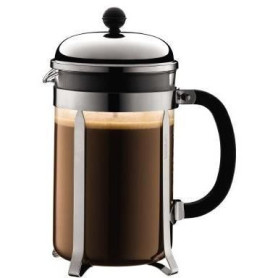 CHAMBORD - Cafetiere a piston BODUM . 12 tasses. 1.5 l. acier inox 64,99 €