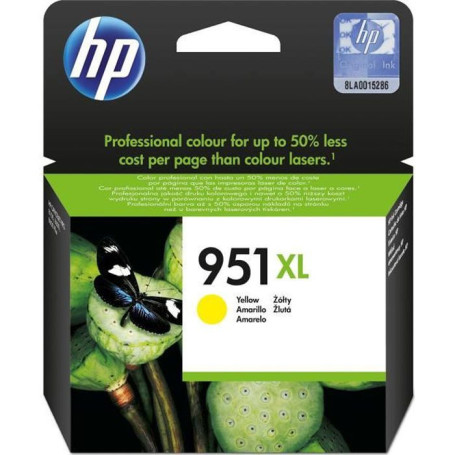 HP 951XL Cartouche d'encre jaune grande capacité authentique (CN048AE) p 51,99 €