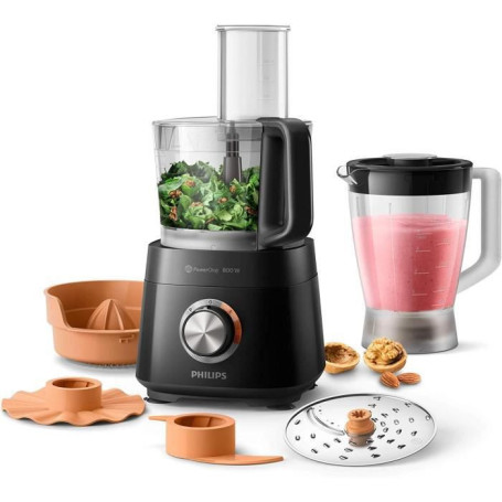 PHILIPS HR7510/10 Robot Compact Viva Collection - 800W. avec blender 1L 129,99 €