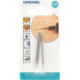 Lot de 3 Fraises a Graver DREMEL 105 (bout rond. ø 0.8mm pour la gravure 15,99 €