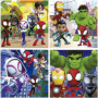 SPIDEY & HIS AMAZING FRIENDS - Malette de 4 puzzles progressifs 23,99 €