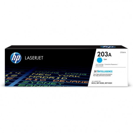 HP 203A Toner CF541A HP Color LaserJet Pro M254/M280/M281 - Cyan 99,99 €