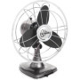 REDWOOD - Ventilateur a poser Ø30cm 30W rétro indus anthracite et chrome 139,99 €