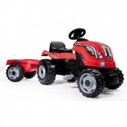 SMOBY Tracteur a pédales Farmer XL Rouge + Remorque 289,99 €