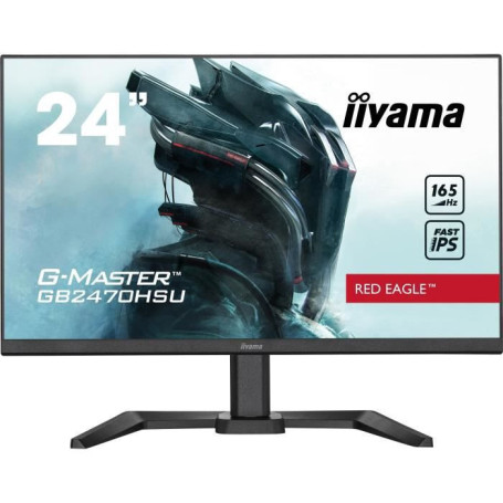 Ecran PC Gamer - IIYAMA G-Master Red Eagle GB2470HSU-B5 - 24 FHD - Dalle 239,99 €