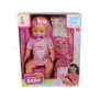 NEW BORN BABY Poupon Rose 43cm Boit Fait Pipi 78,99 €