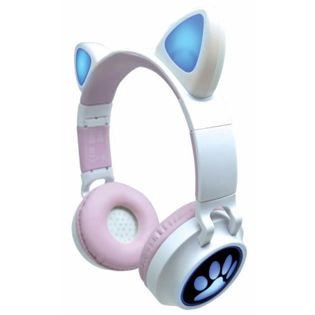 Casque audio 2-en-1 avec oreilles de chat pour écouter votre musique san 41,99 €